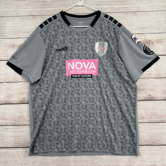 Albion SC San Diego Jersey Mens XXL Capelli Sport NWT Short Sleeve Gray - Picture 1 of 11